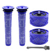 KENSHIRE 4 pack vacuum HEPA filters replacement compatible with Dyson V6 post filters Absolute Animal Motorhead parts replacement