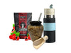 The Yerba Project Mate Tea Guarani Energy | Natural Strong Drink Complete Set Begginer's Kit Booster |Guarani 500g Starter Ceramic Cup 300ml Yerbomos