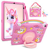 Aolcev for iPad A16 11th Generation Case 11 inch 2025, iPad 10th Generation Case 10.9 2022 Kids Girls with Shoulder Strap 360?Rotating Stand Unicorn