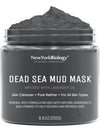 New York Biology Dead Sea Mud Mask for Face and Body | with Lavender | Spa Quality Pore Refiner for Oily Skin | Natural Skincare for Women & Men |