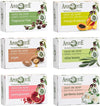 Aphrodite Olive Oil Soap Set, 6-Pack ? Natural from Greece with 100% Olive Oil (Fragrance-Free, Mango & Papaya, Argan, Pomegranate, Gardenia) ? Hand &