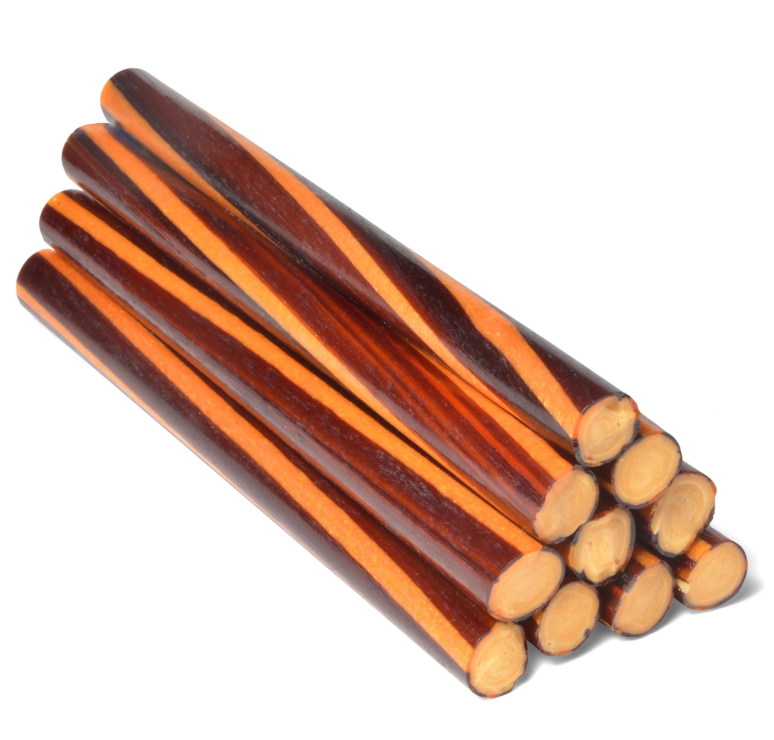 Wyeland Confectionery Traditional Handmade Rock Candy Sticks/Blackpool Rock - Aniseed Flavour, 40 Sticks