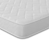 Starlight Beds Quilted Brick Sprung Hybrid Double Mattress with Memory Foam Layer. Soft Firmness, White, 18cm Deep. 4ft6 Mattress (135cm x 190cm)