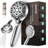 SURFOU Filter Shower Head, Upgraded High Pressure Shower Head with 10 Modes, Universal Water Saving Handheld Showerhead, high Pressure Shower Heads