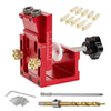 3-in-1 Pocket Hole Jig Kit for Woodworking: Accurate Angled Carpentry with Versatility for Joint Angle, Includes ?Drill Bit and Plugs * 10