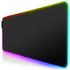 TITANWOLF CSL-Computer RGB gaming mouse pad - LED desk pad - 800x300 mm - XXL mousepad - LED multi color - 11 lighting modes - 7 LED colors plus 4