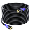 Rommisie 4K/60HZ HDMI Cable 15M (HDMI 2.0,18Gbps) Ultra High Speed Gold Plated Connectors,Ethernet Audio Return,Video 4K,FullHD1080p 3D Compatible