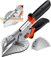 HOHXEN 45? - 135? Angle Miter Shear Cutter, Multi-Function Trunking Scissors, Quarter Round Cutting Tool for Cutting PVC PPR PE Pipe, Soft Wood,