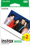 INSTAX WIDE ISO 800 instant film with white border, 2 X 10 shot pack