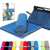 gipfelsport Microfibre Towel Set2 1x S(80x40cm) & 1x XL(180x80cm) Blue