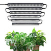 Barrina T5 1FT Grow Lights for Indoor Plants, 5000K White Full Spectrum Growth Lamps, 30W(6 x 5W), Magnetic Black Cover LED Grow Light Strip with