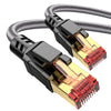 Ltemziiy Cat 8 Ethernet Cable 10M, 40Gbps 2000Mhz High Speed Gigabit Lan Internet Cables,RJ45 Patch Cord Braided Round S/FTP Network Cable,for Smart