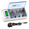 EBL Battery Charger for Rechargeable Ni-MH Ni-CD AA AAA C D Batteries with LCD Display?Universal Smart charger for 9V Rechargeable Battery