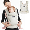 Ergonomic Baby Carrier for Newborn to Toddler - 100% Cotton, Breathable Fabric, Adjustable Baby Holder Carrier with Front & Back Carry Options - Soft