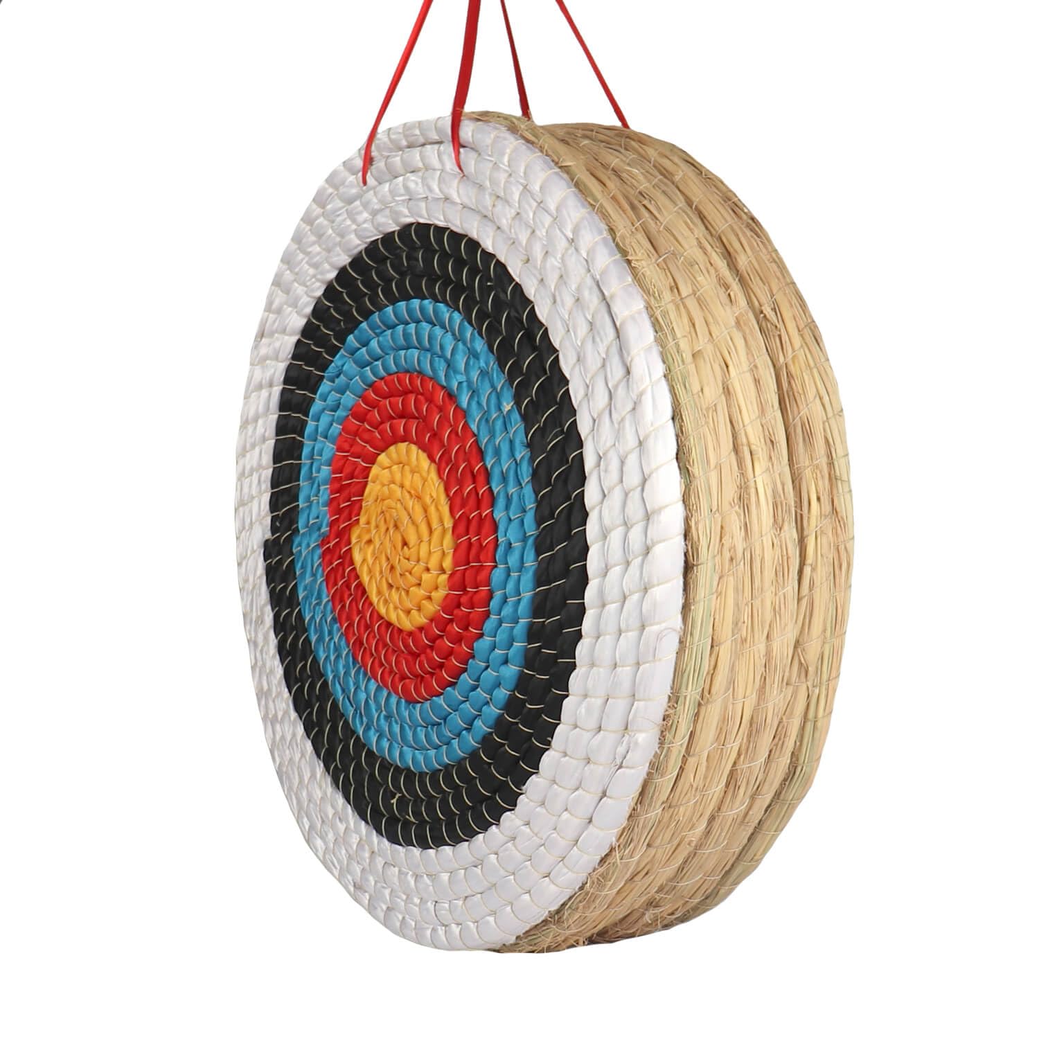 AUVIM Archery Targets for Backyard Hand-Made Straw Archery Target for Recurve Bow Compound Bow or Longbow 20 Inches Traditional Bow Arrow Target for