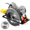 Enventor Circular Saw, 1400W 6000RPM Electric Circular Saws with Laser Guide, Max Cutting Depth 62mm (90?), 48mm (45?), Saw Blades(185mm, 24T), Pure