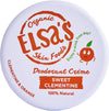 Elsa's Organic Skin Foods Natural Deodorant Cream, Sweet Clementine, Aluminium Free, No Sodium Bicarbonate, 24 Hours Protection, No Plastic, Whole