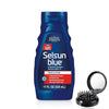 LUXPAKS Hairbrush Bundled with Celsun Blue Antidandruff Shampoo ? Maximum Strength