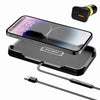 Wireless Car Charger, Polmxs 15W Fast Car Wireless Charger Pad Non slip Phone Charging Mat with 40W PD & QC3.0 Car Charger For iPhone 16/15/14/13/12