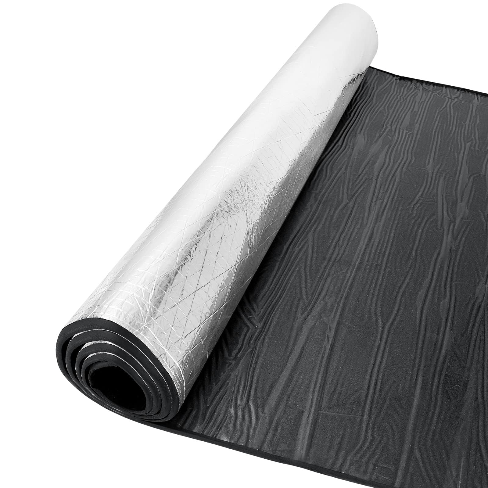 10M x 32CM Self Adhesive Reflective Aluminium Foam Insulation 7mm Thick, Aluminum Bubble Heat Thermal Reflector Panels, Foil Insulation Roll for