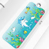 Baby Bath Mat Non Slip Anti Mould - 100x40cm Extra Long Kids Toddler Bathtub Shower Mat with Suction Cups, Drain Holes & Cartoon Pattern, Soft on