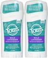 Tom's of Maine Natural Long-Lasting Deodorant Stick Lavender 2.25 Oz (Pack of 2)