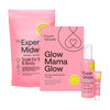 My Expert Midwife Glow Mama Glow Pregnancy & Postpartum Self-Care Gift Set, Includes Soak For Your Bits 750g, Stretch Mark Serum 150ml, Nipple Balm