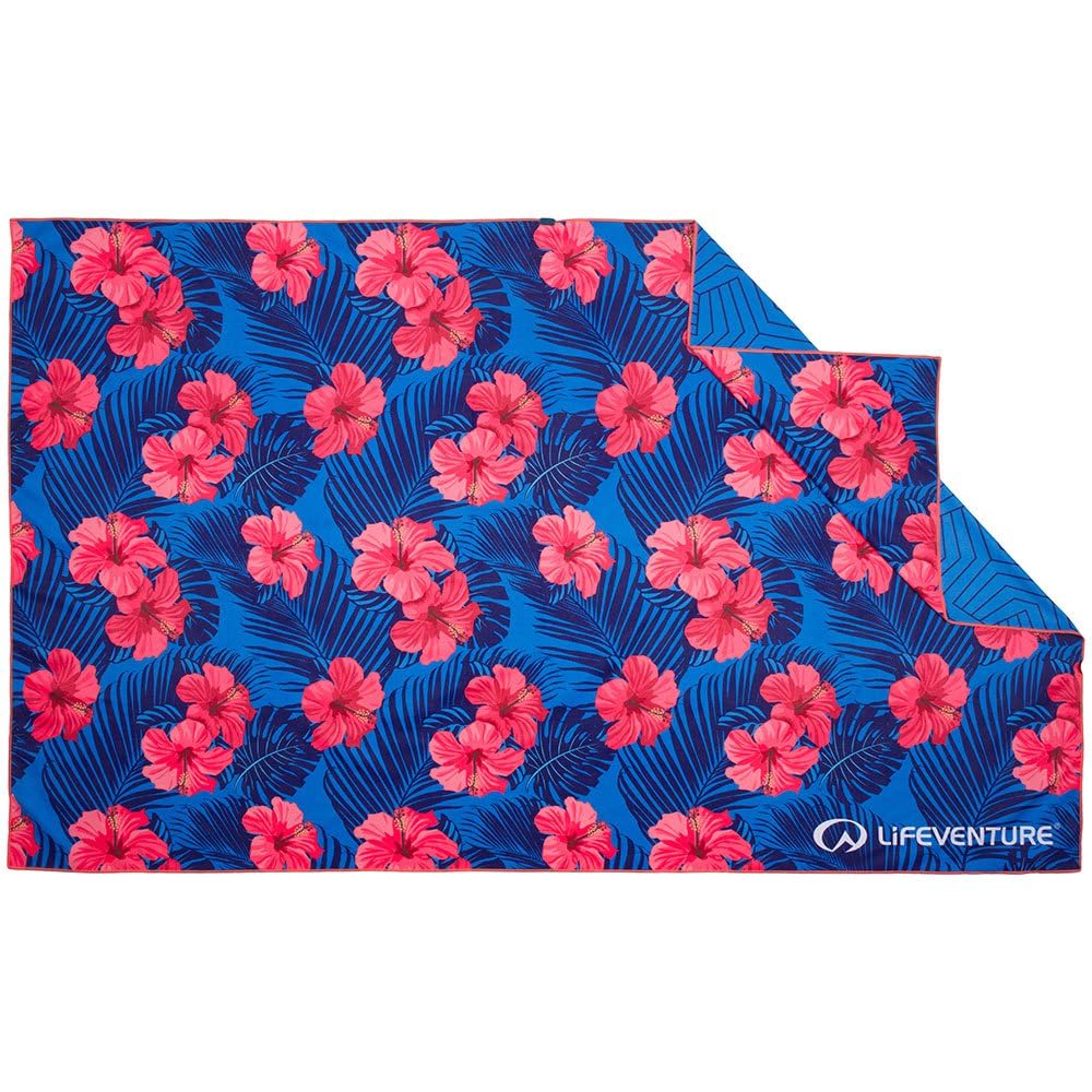Lifeventure Recycled SoftFibre Travel Towel ? Compact, Lightweight Quick-Dry Sports & Beach Towel, Sand-Free Design, Giant (Oahu)