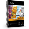 Ohuhu A4 Mixed Media Sketchbook - 200gsm 124 Pages (62 Sheets) Acid-Free Paper, Spiral Bound Artist Drawing Book for Wet & Dry Media - Ideal for