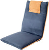 bonVIVO EASY II Comfortable Folding Chair, Portable Fold-Up Chair with Back Support, Floor Sofa & Lounge Chair for Relaxing, Ideal Meditation Chair &
