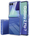 SIXBOX for Samsung Galaxy Z Flip 7 Case with Hinge Protection & Outer Screen Protector, [Non-Yellowing] Slim & Thin Stylish Cover, Shockproof