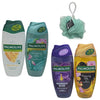 Palmoliv Shower Gel Gift Set ? 4 x 250ml Bottles (Thermal Spa, Midnight Bliss, Milk & Honey, Revitalising Gel) with FREE Body Puff | Luxurious Bath &