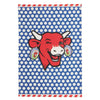 Coucke - Tea Towel Retro Laughing Cow 50 x 75 cm Blue