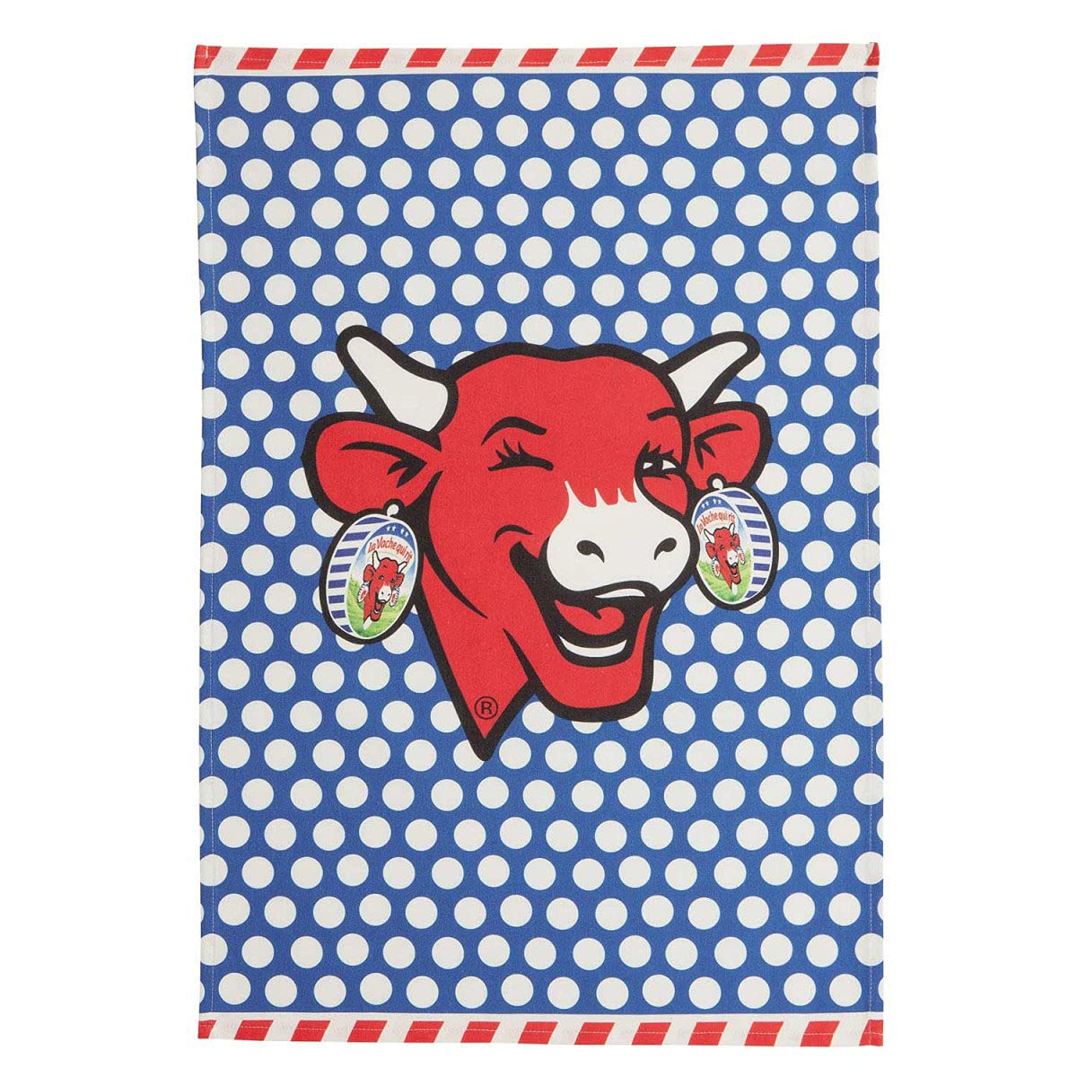 Coucke - Tea Towel Retro Laughing Cow 50 x 75 cm Blue
