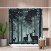 Woutay Shower Curtain Water Repellant Fabric Deer,Mould Proof Resistant,Polyester,Size 180x180CM