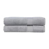 Christy Supreme Hygro 2 Bath Sheets Set | Silver Grey | 100% Luxury Supima Cotton | Ultra Soft | Super Absorbent | 650GSM | Extra Large Bath Towels