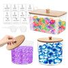 3 PCS Laundry Powder Storage Container,High-Capacity Plastic Laundry Pods Storage Container with 16 Labels and 2 Spoons,Laundry Detergent Storage Jars