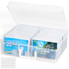 Lifewit Photo Storage Box 4" x 6" Photo Case, 18 pcs Inner Photo Keeper, Clear Photo Boxes Storage, Plastic Photo Organiser for Seed, Cards, Picture,