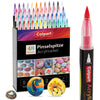 Acrylic Paint Pens for Rocks painting 48-Colours Nail art pens marker Set for Wood Crafts Ceramic Glass Stone Pebble Colouring for Adults Craft