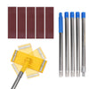 Heavy Duty Swivel Pole Sander Head, Wall and Ceiling Sanding with Extension Pole & 5PCS Sandpaper, for Fast, Productive Floor, Wall, and Ceiling