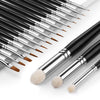 Miniature Paint Brushes with Drybrush Set for Miniature Painting,18PCS Fine Detail Paint Brush Dyrbrush for Miniatures Citadel Model Paint Brushes for