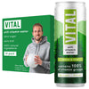 VITAL Still Vitamin Water, Contains all 13 Vitamin Groups, Sugar Free, Zero Calories, Lemon and Lime Flavoured Water, Contains 12 x 330ml cans