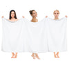 Cotton Paradise Oversized Bath Sheet, 100% Cotton 40x80 Clearance Bath Towel Sheet, Turkish Extra Large Bath Towel for Bathroom, White Bathsheet