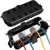 RESTMO IP54 Weatherproof Electrical Box (29 ? 13.2 ? 10cm), Outdoor Waterproof Box for Multi Plug Extension Lead, Protect Outlet, Plug, Christmas