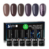 Beautilux HEMA&TPO Free Gel Polish 6x10ml -European Standard- Long-Lasting Formula, Tight Color, Easy Apply, Salon-Grade Shine for Up to 21 Days,
