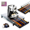 MASTERTOP Coffee Pod Holder - Gorgeous Coffee Pod Storage Drawer Holder for 60 Capsules, Functional Coffee Storage Drawer Holder, Tempered Glass, 1