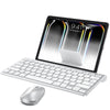 OMOTON Bluetooth Keyboard and Mouse Set Compatible with all iPad Series. With Foldable Bracket, Light and Easy to Carry, Suitable for Business
