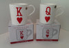 King and Queen of Hearts China Mug Set