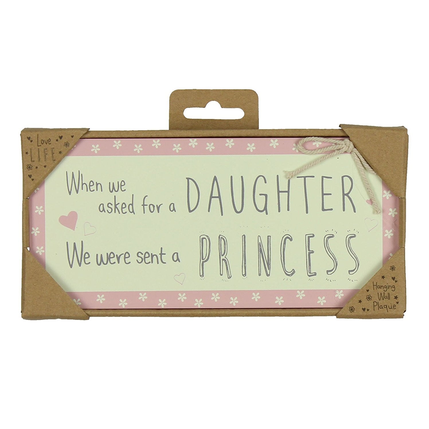 Novelty Plaque Gift - Vintage Design - Daughter