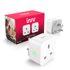 Innr Zigbee Smart Plug, Works with Hue* and Alexa, Works as Zigbee Repeater, Power Monitoring, Smart Socket, 2-Pack